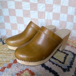 Free People modern clog platform mules size 39
